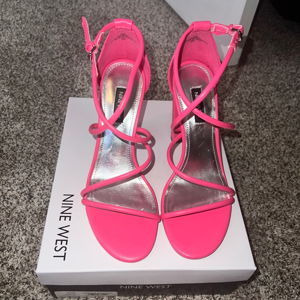 Hot Pink High Heels - Nine West
